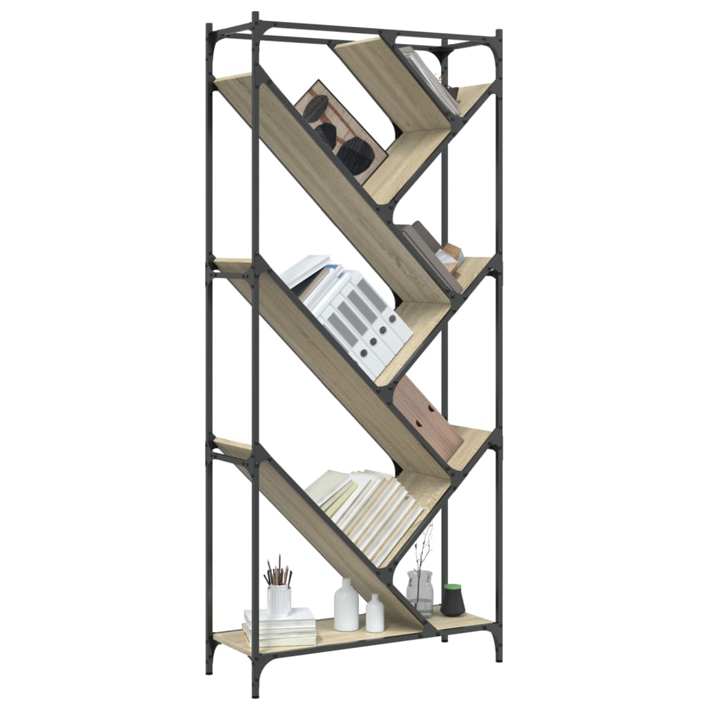 Bokhylle Sonoma Eik 79x30x180 cm