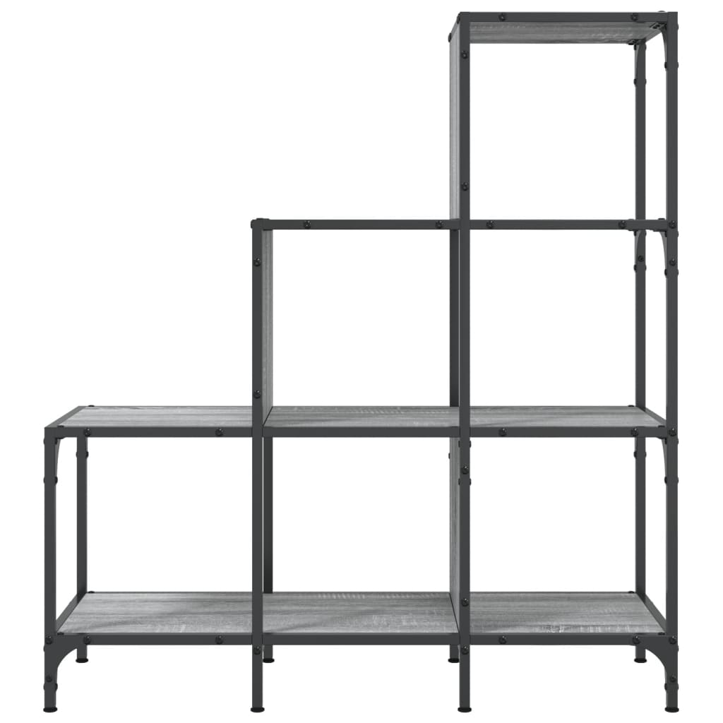 Bokhylle Sonoma Grå 92x30x102 cm