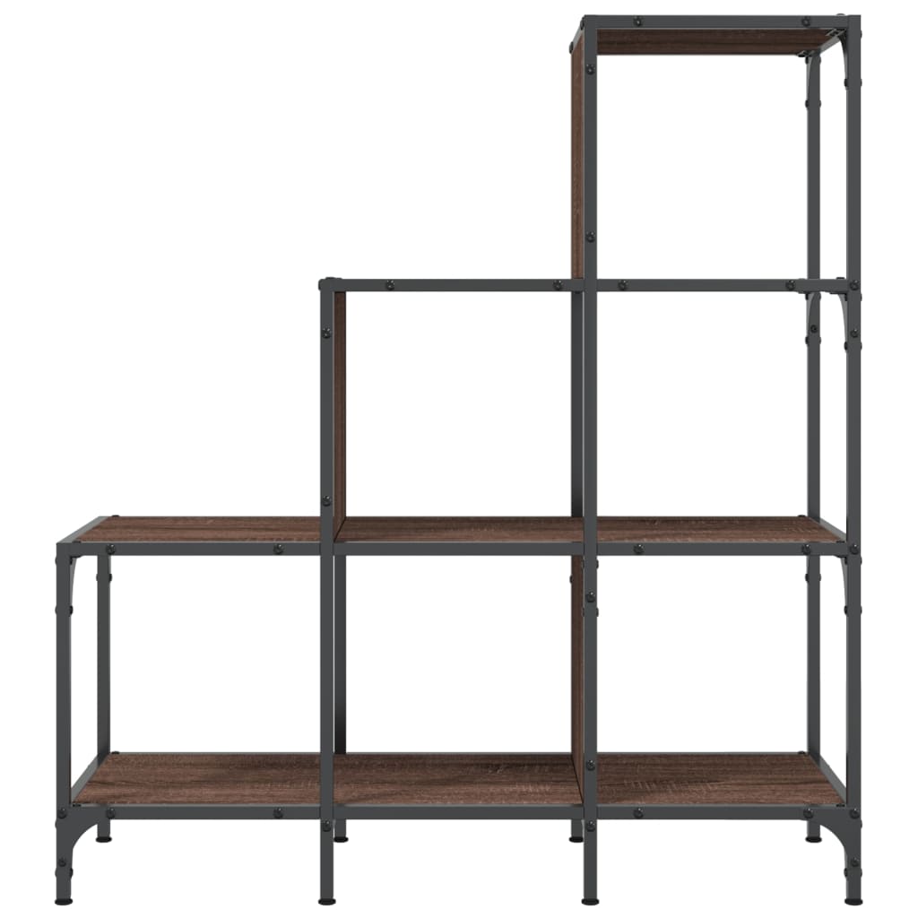 Bokhylle Brun Eik 92x30x102 cm