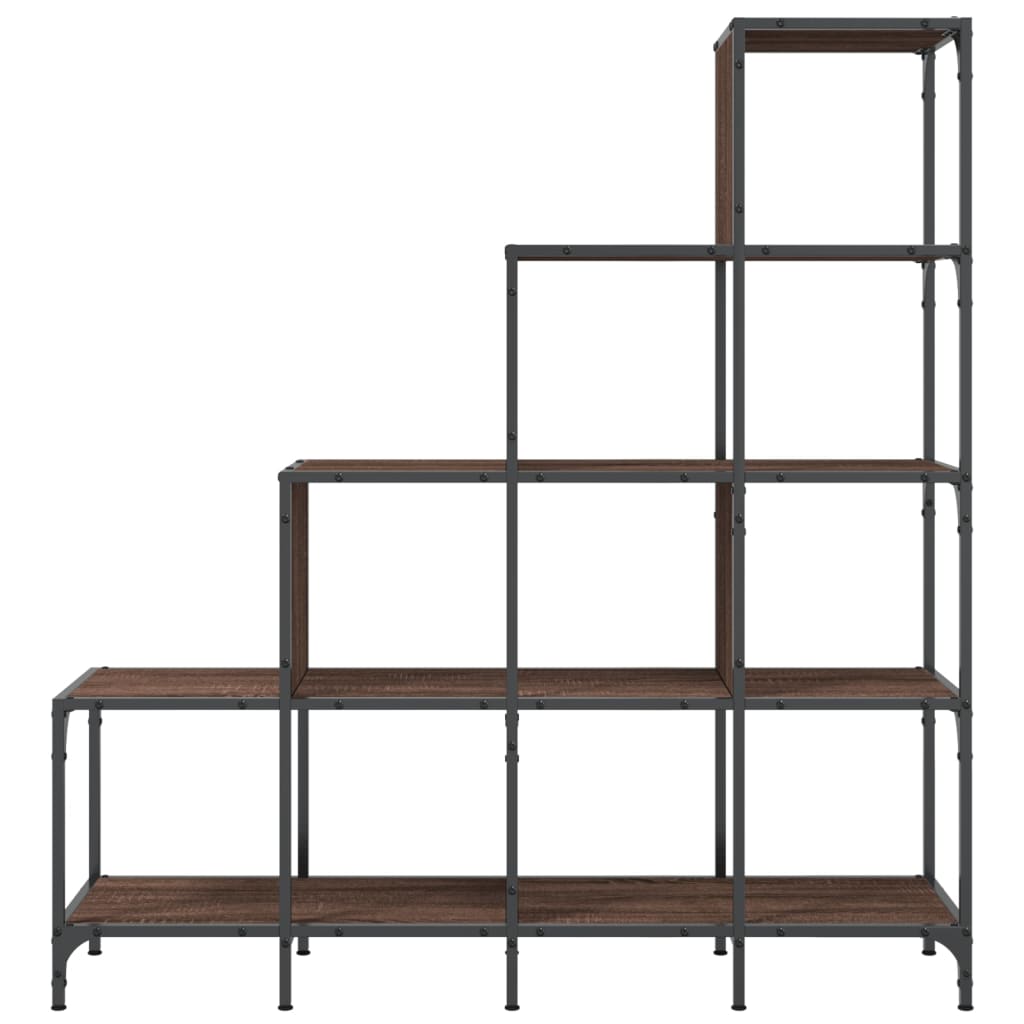 Bokhylle Brun Eik 122x30x132 cm