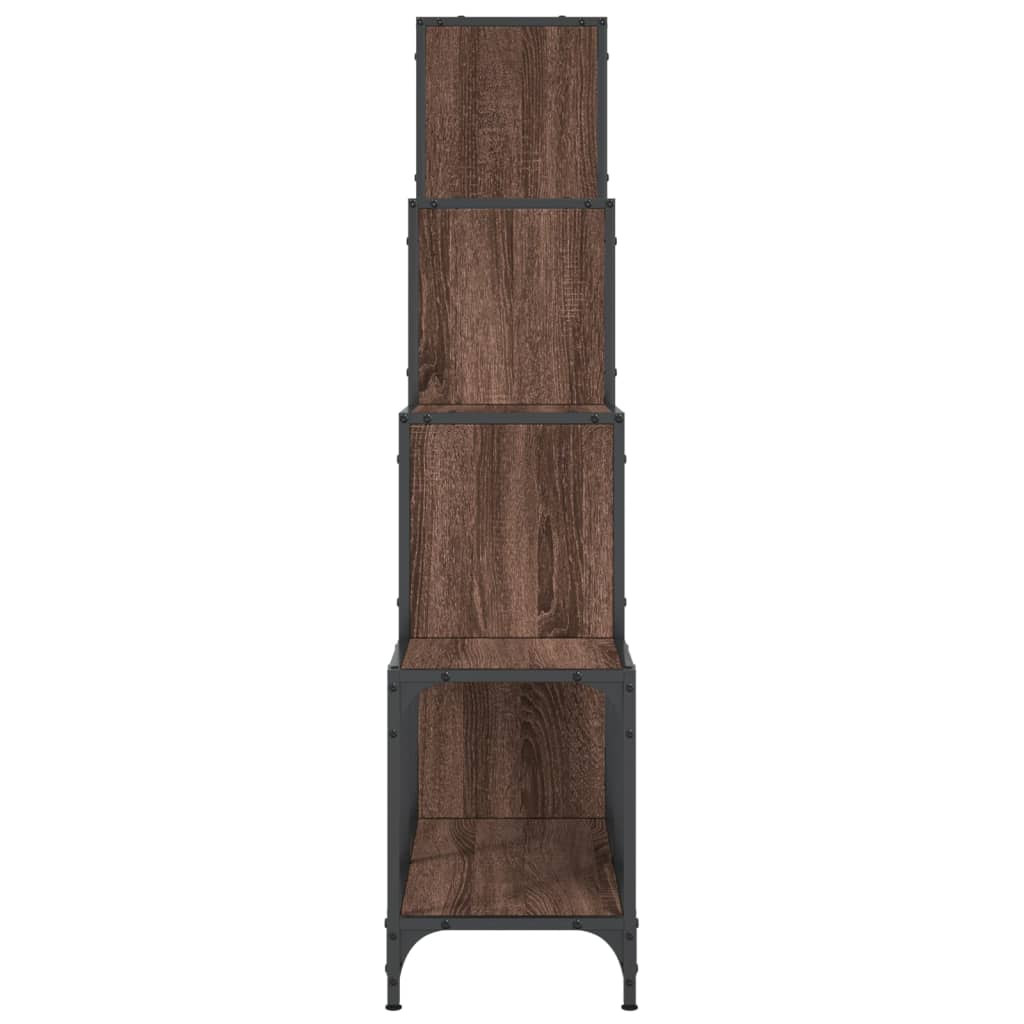 Bokhylle Brun Eik 122x30x132 cm