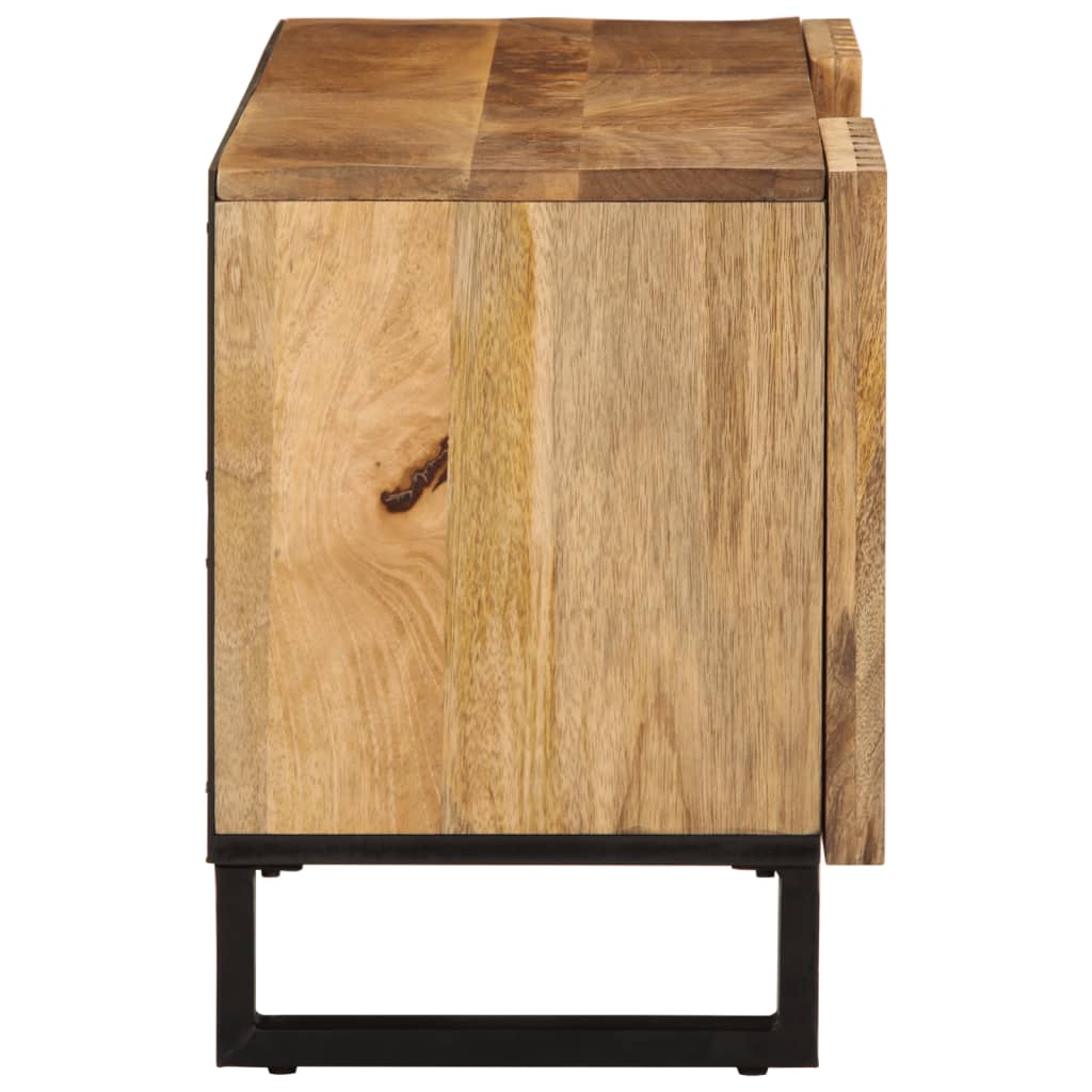 TV-Møbel Tre Tv-benk 105x34x46 cm grovt heltre mangotre