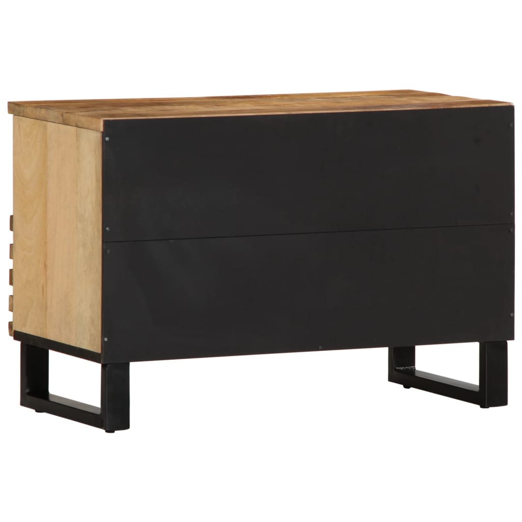 TV-Møbel Tre Tv-benk 70x34x46 cm grovt heltre mangotre