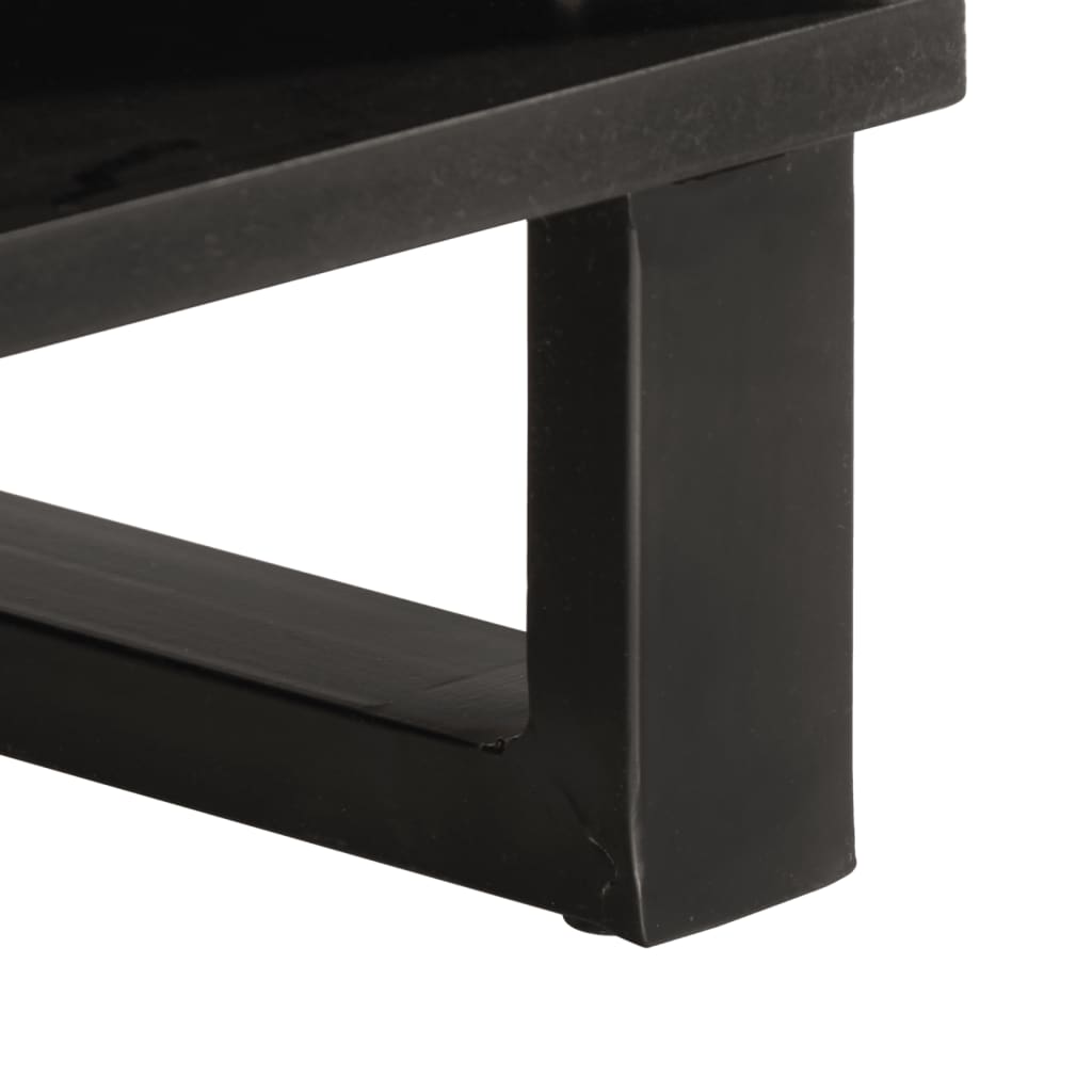 Salongbord Sofabord Brun 80x51x40 cm grovt heltre mangotre