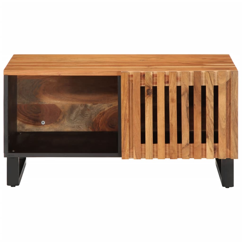 Salongbord Sofabord Tre heltre akasie 80x51x40 cm