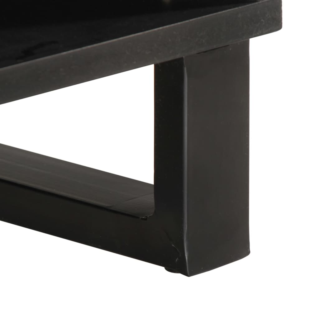 Salongbord Sofabord Hvit 80x51x40 cm heltre mango
