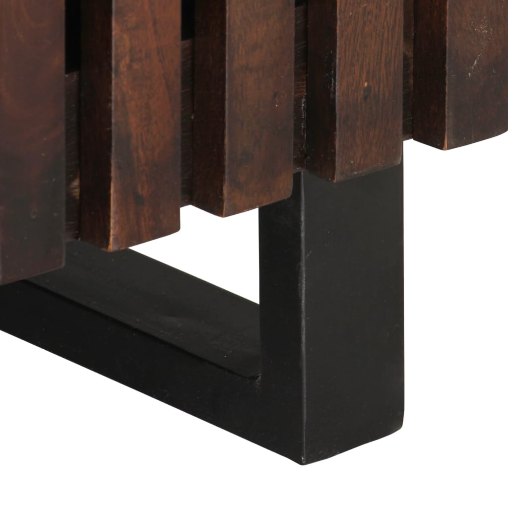 Salongbord Sofabord Brun Tre Heltre Mango 80x51x40 cm