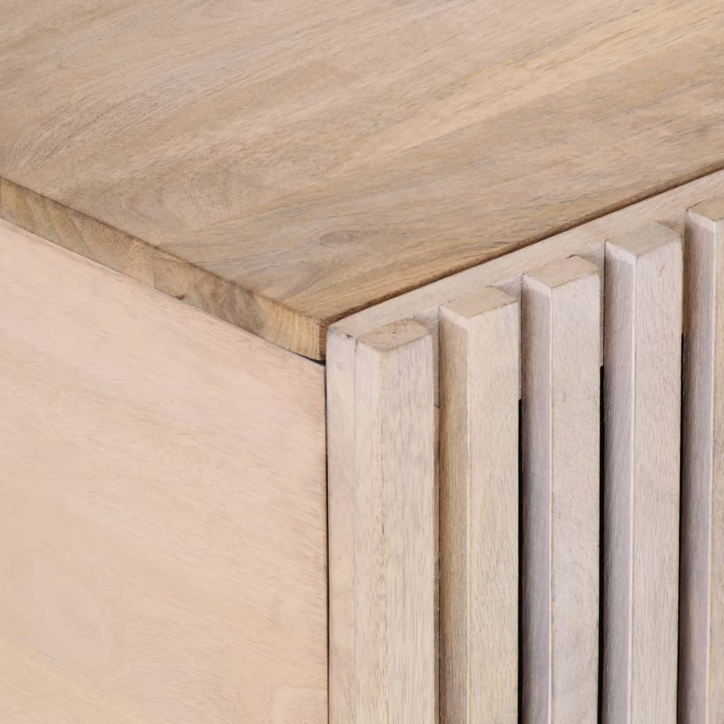 Salongbord Sofabord Hvit 100x55x40 cm heltre mango