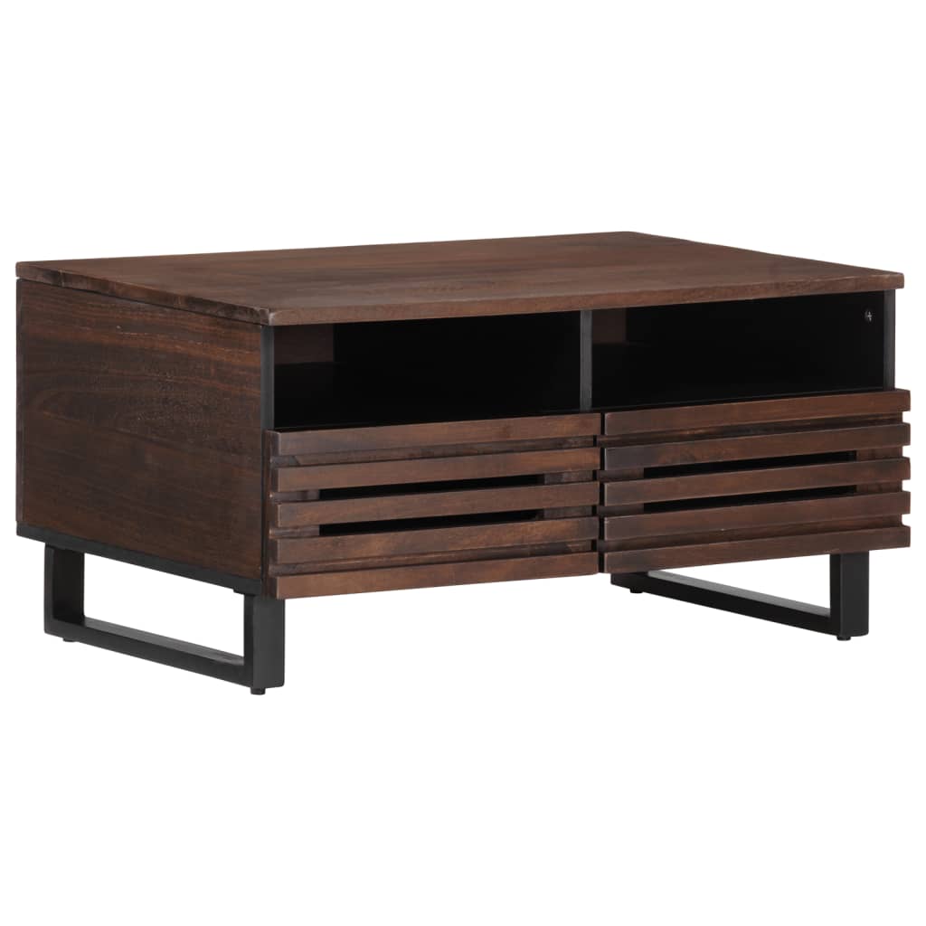 Salongbord Sofabord Brun Tre Heltre Mango 80x55x40 cm