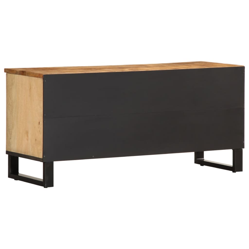 TV-Møbel Tre Tv-benk 100x34x46 cm grov heltre mango