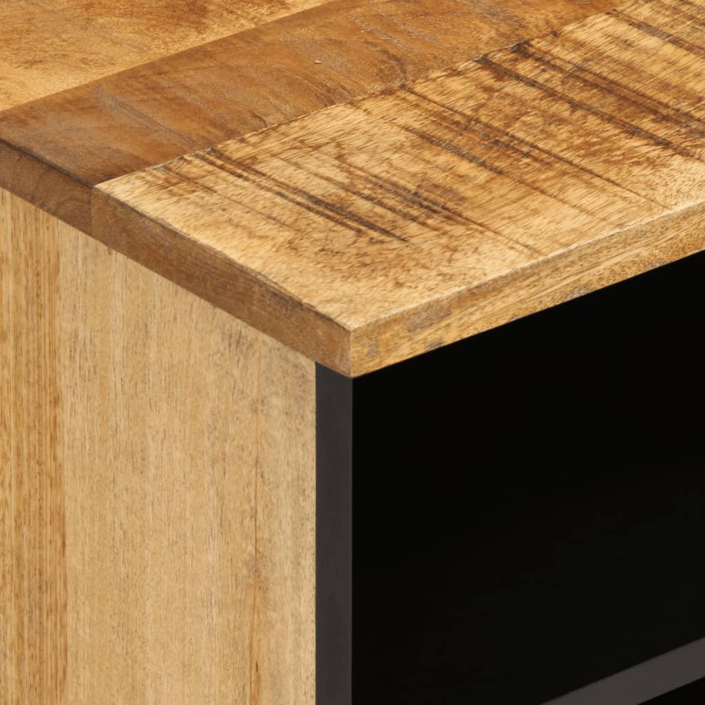 TV-Møbel Tre Tv-benk 100x34x46 cm grov heltre mango