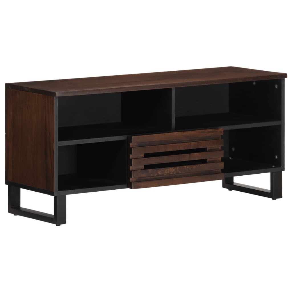 TV-Møbel Brun Tv-benk 100x34x46 cm heltre mango