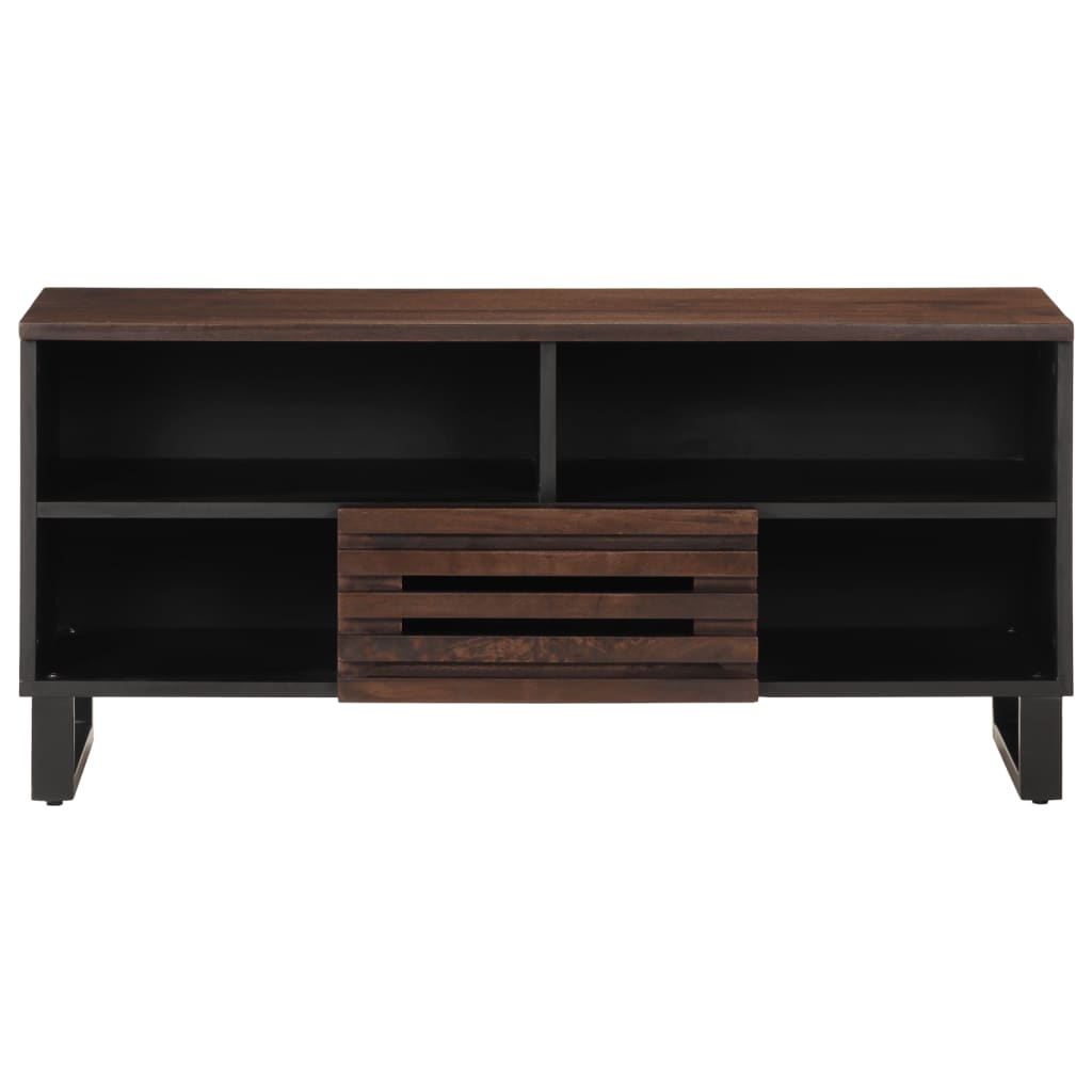 TV-Møbel Brun Tv-benk 100x34x46 cm heltre mango