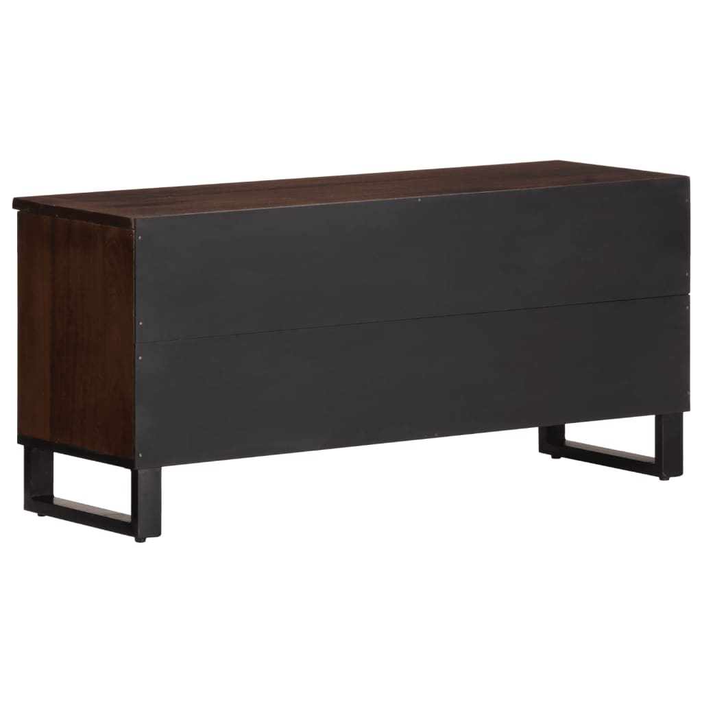 TV-Møbel Brun Tv-benk 100x34x46 cm heltre mango