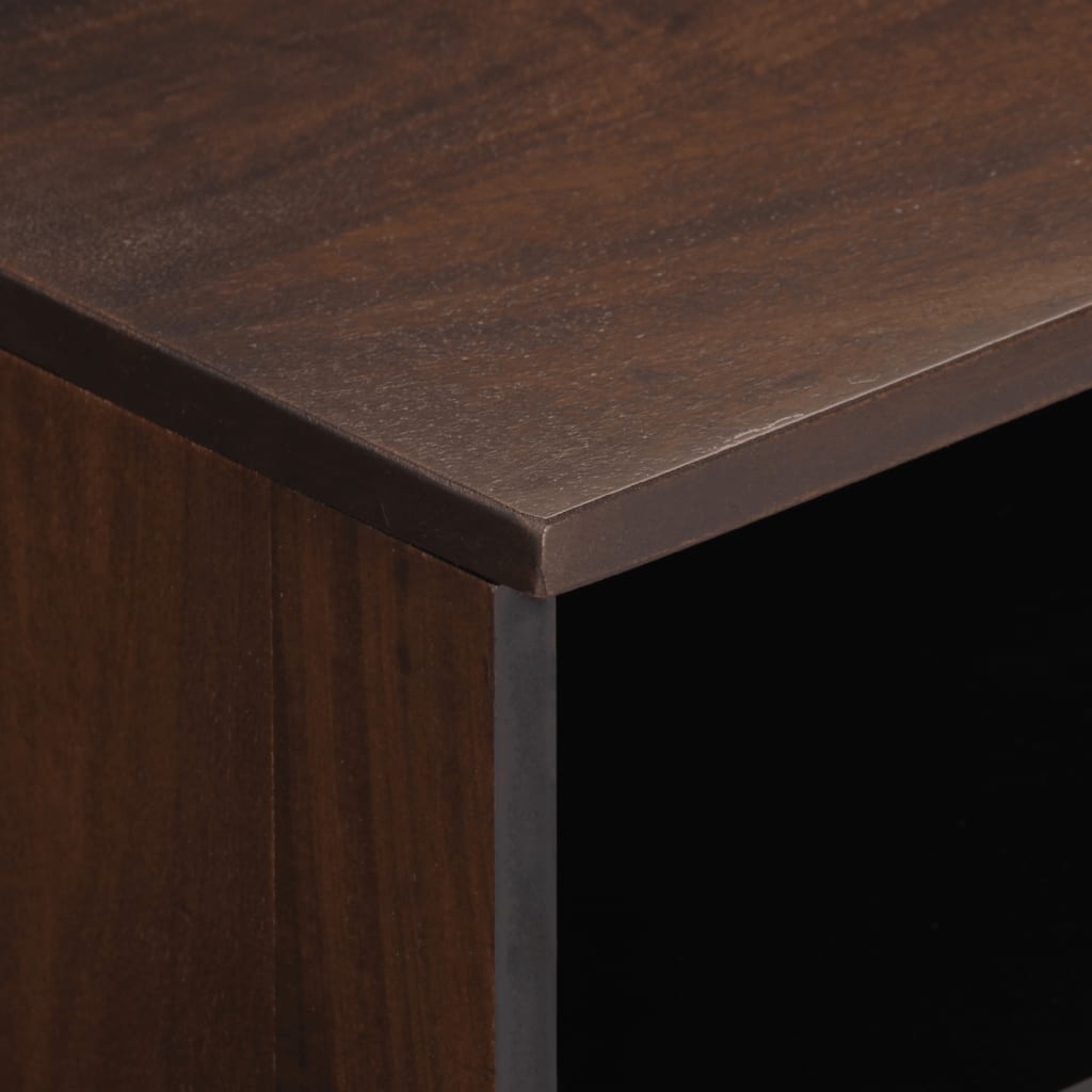 TV-Møbel Brun Tv-benk 100x34x46 cm heltre mango