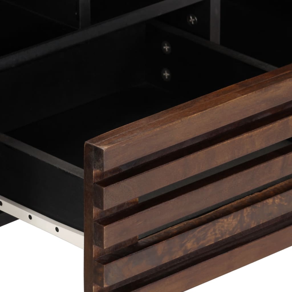 TV-Møbel Brun Tv-benk 100x34x46 cm heltre mango