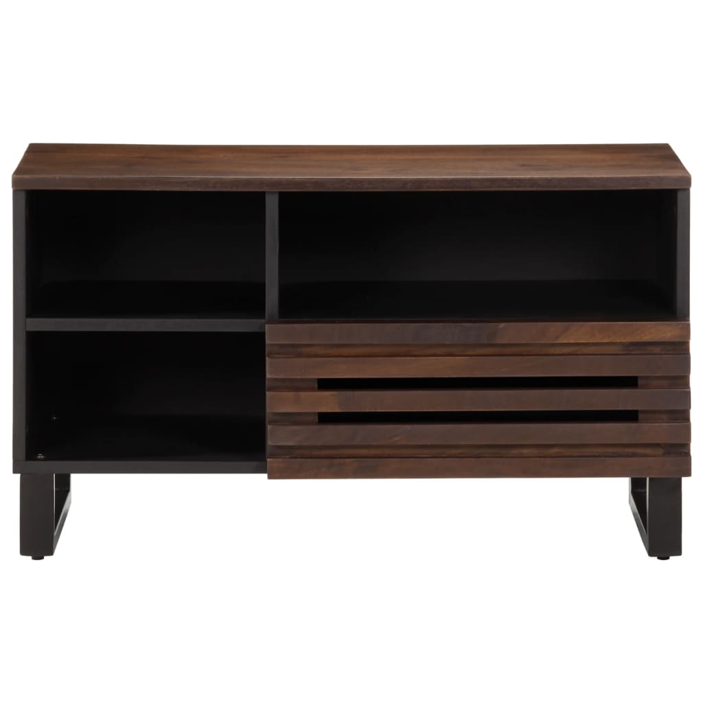 TV-Møbel Brun Tv-benk 80x34x46 cm heltre mango