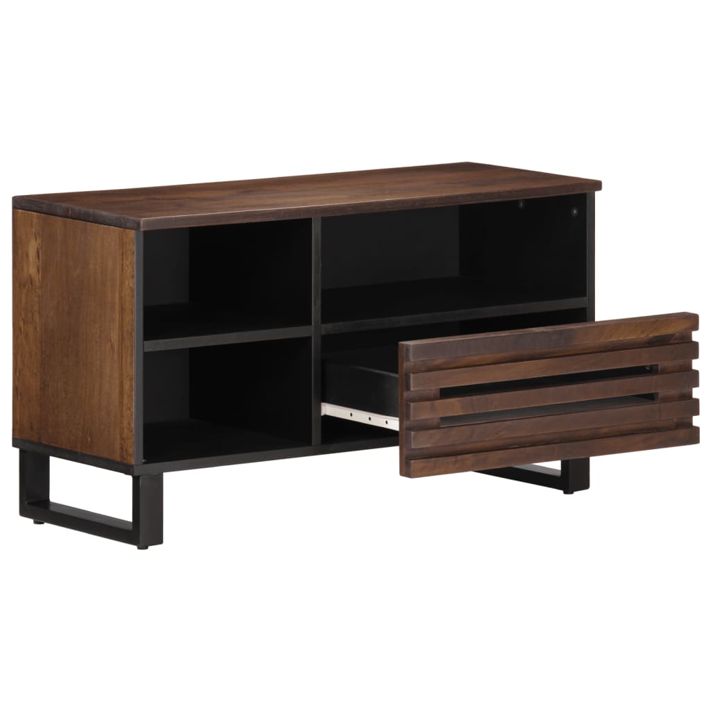 TV-Møbel Brun Tv-benk 80x34x46 cm heltre mango