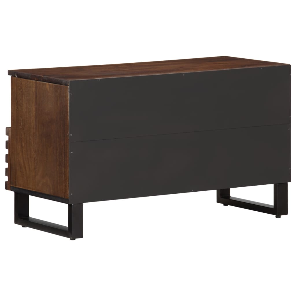 TV-Møbel Brun Tv-benk 80x34x46 cm heltre mango
