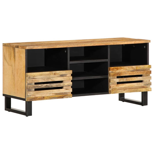 TV-Møbel Tre TV-benk 100x34x46 cm grov heltre mango
