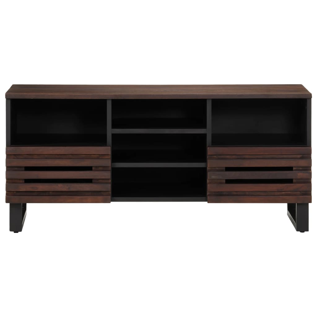TV-Møbel Brun Tv-benk 100x34x46 cm heltre mango