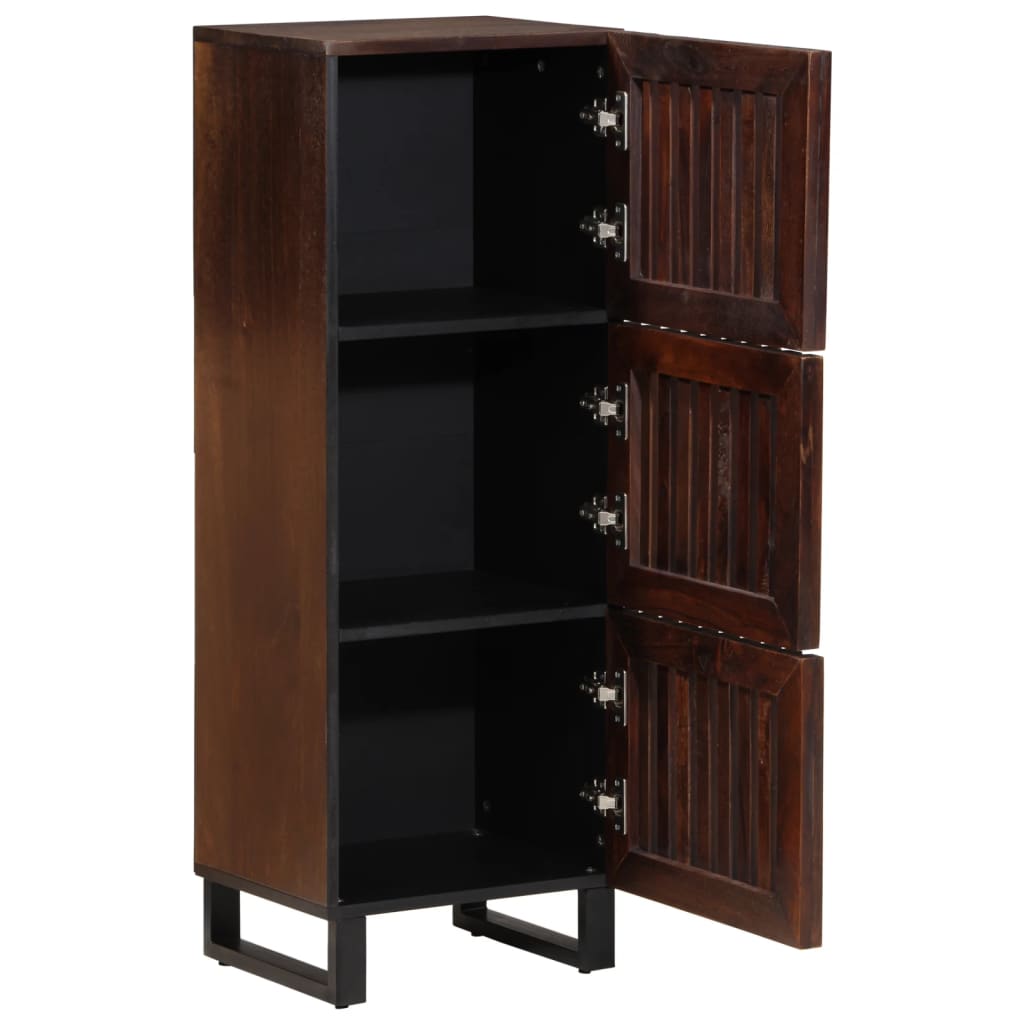 Skjenk brun 40x34x110 cm heltre mango