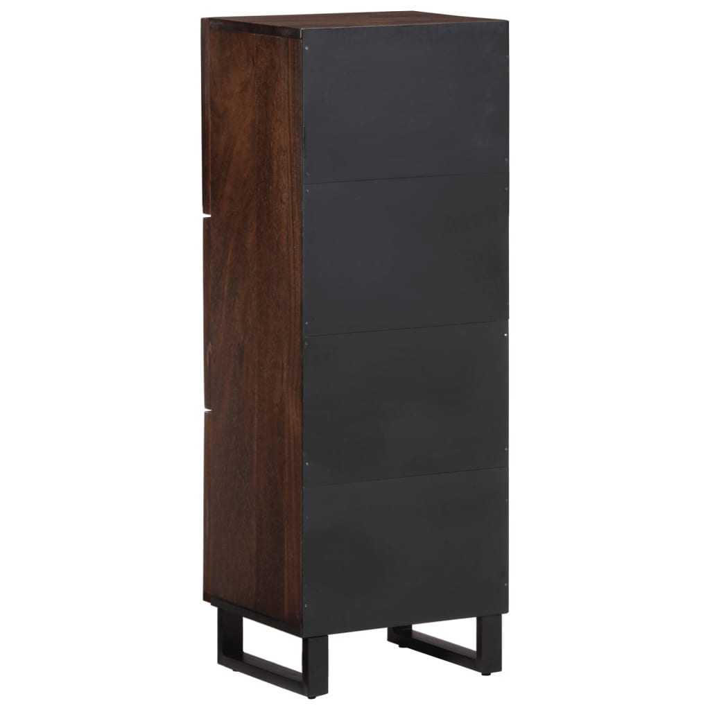Skjenk brun 40x34x110 cm heltre mango