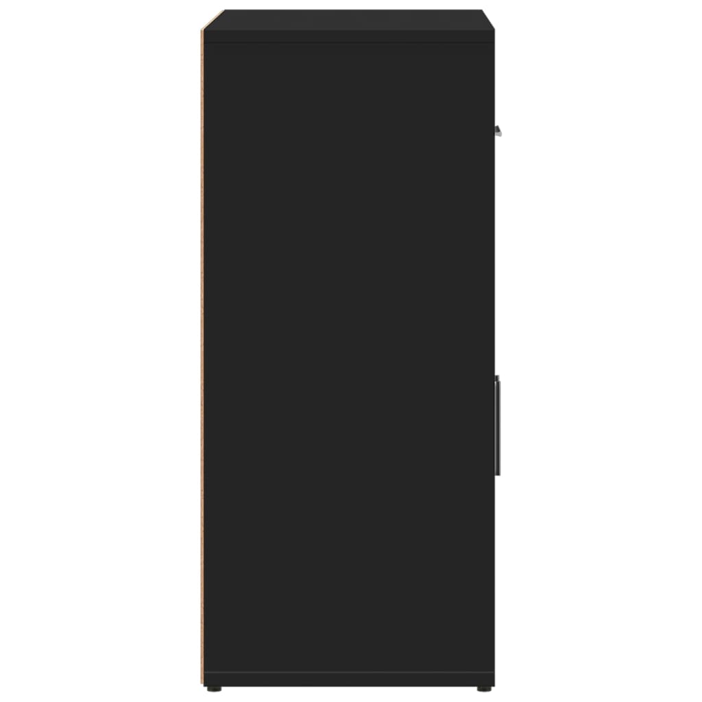 Skjenk Svart 60x31x70 cm