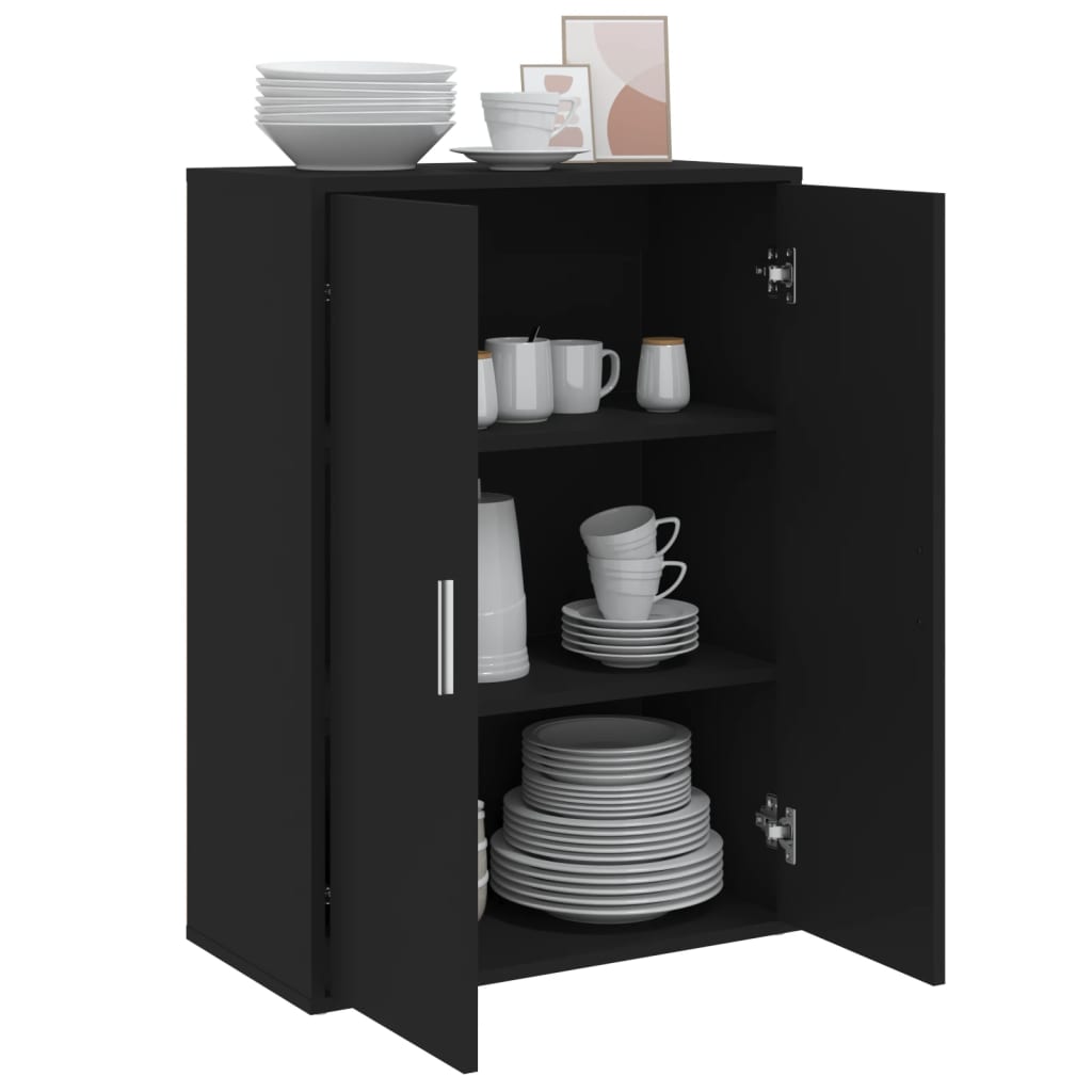 Kommode Svart 60x31x84 cm