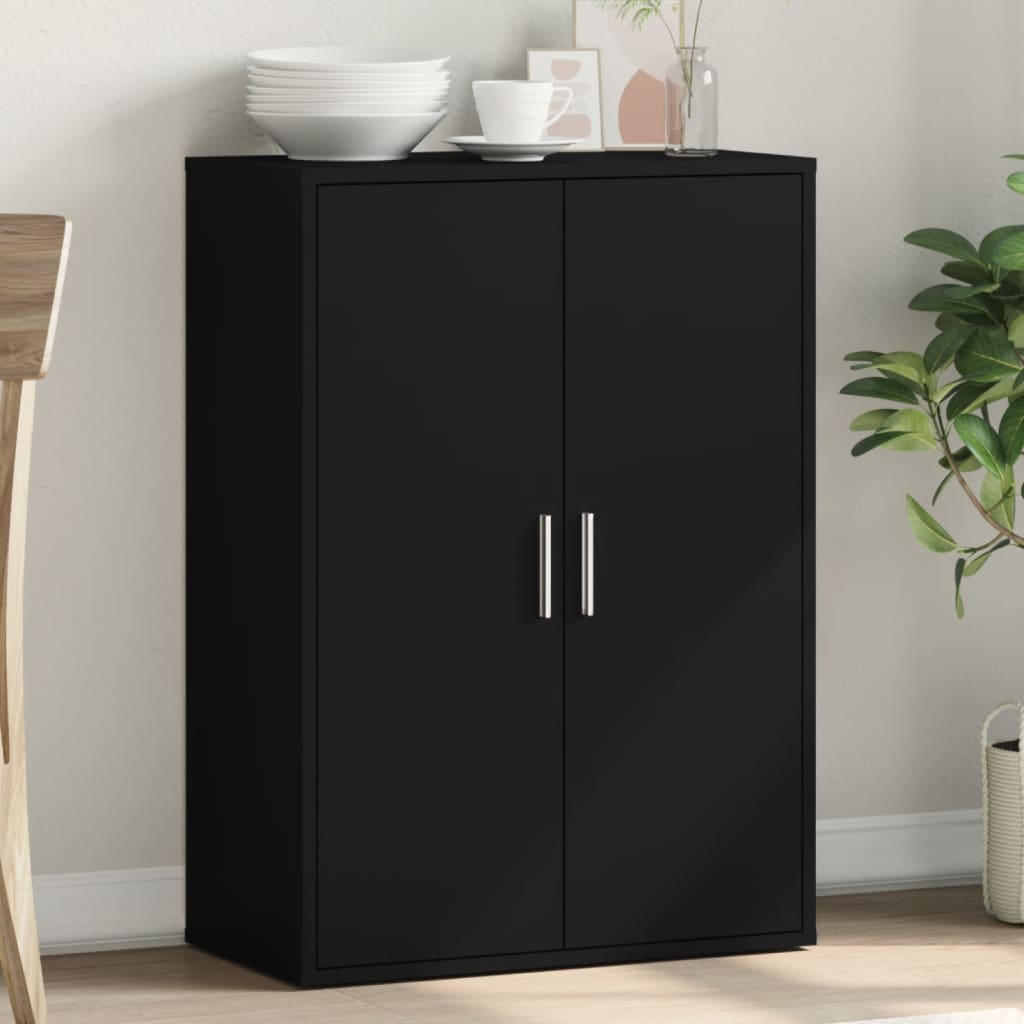 Kommode Svart 60x31x84 cm