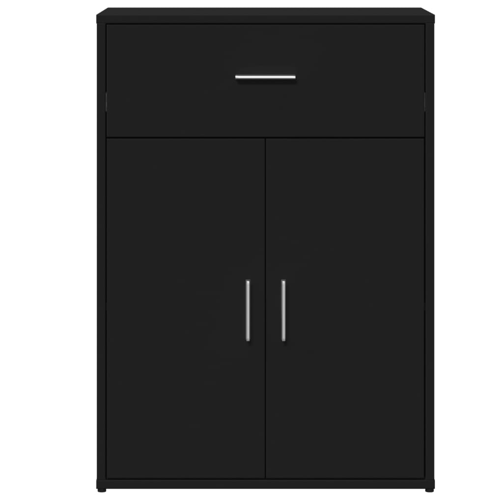 Kommode Svart 60x30x84 cm