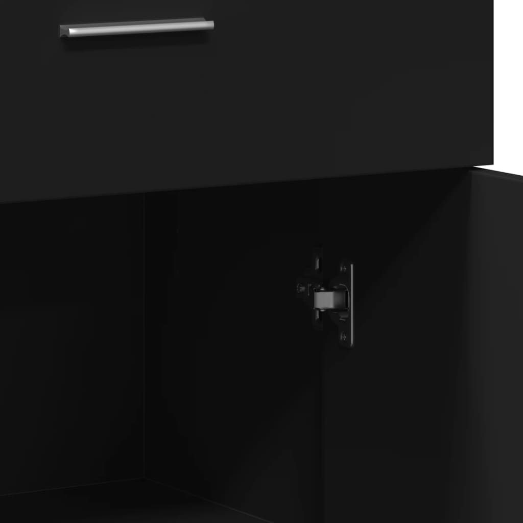 Kommode Svart 60x30x84 cm