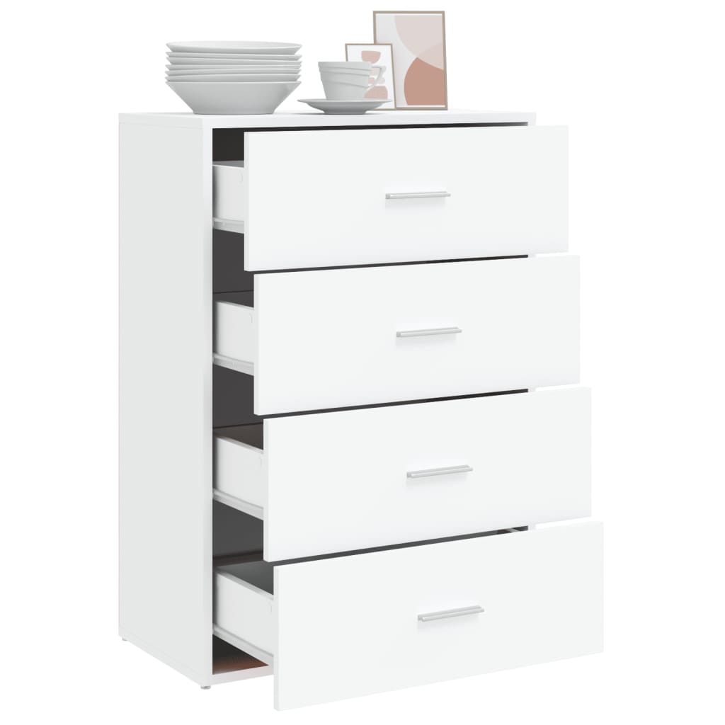 Skjenk Hvit 60x31x84 cm