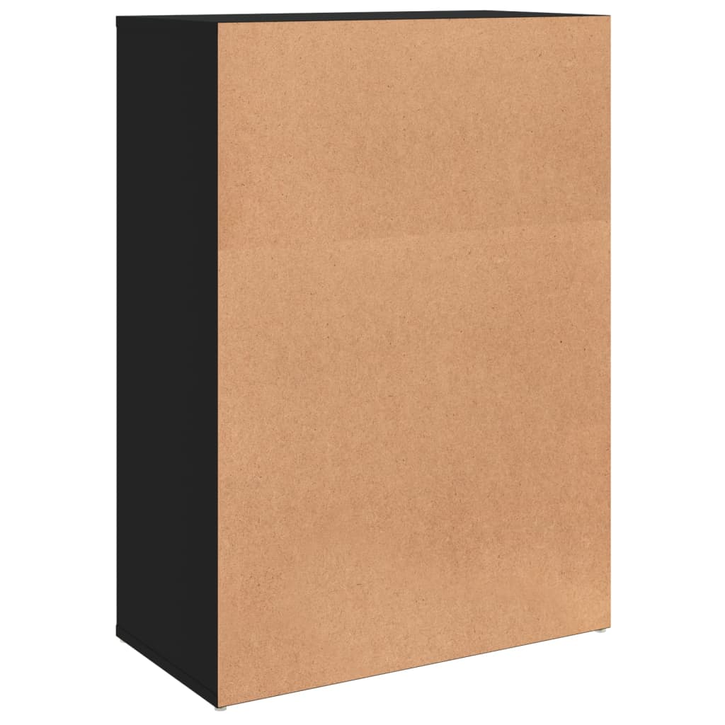 Kommode Svart 60x31x84 cm