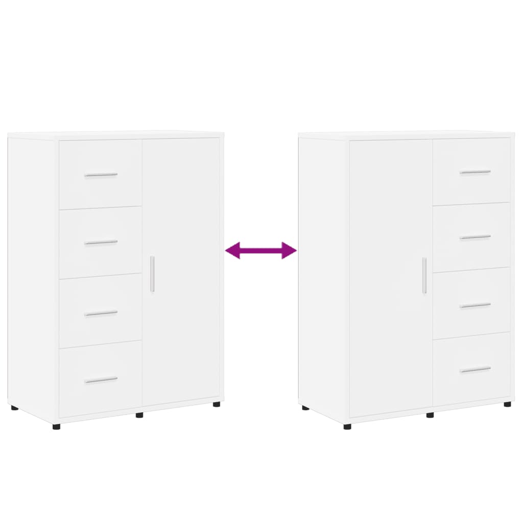 Skjenk Hvit 60x31x84 cm