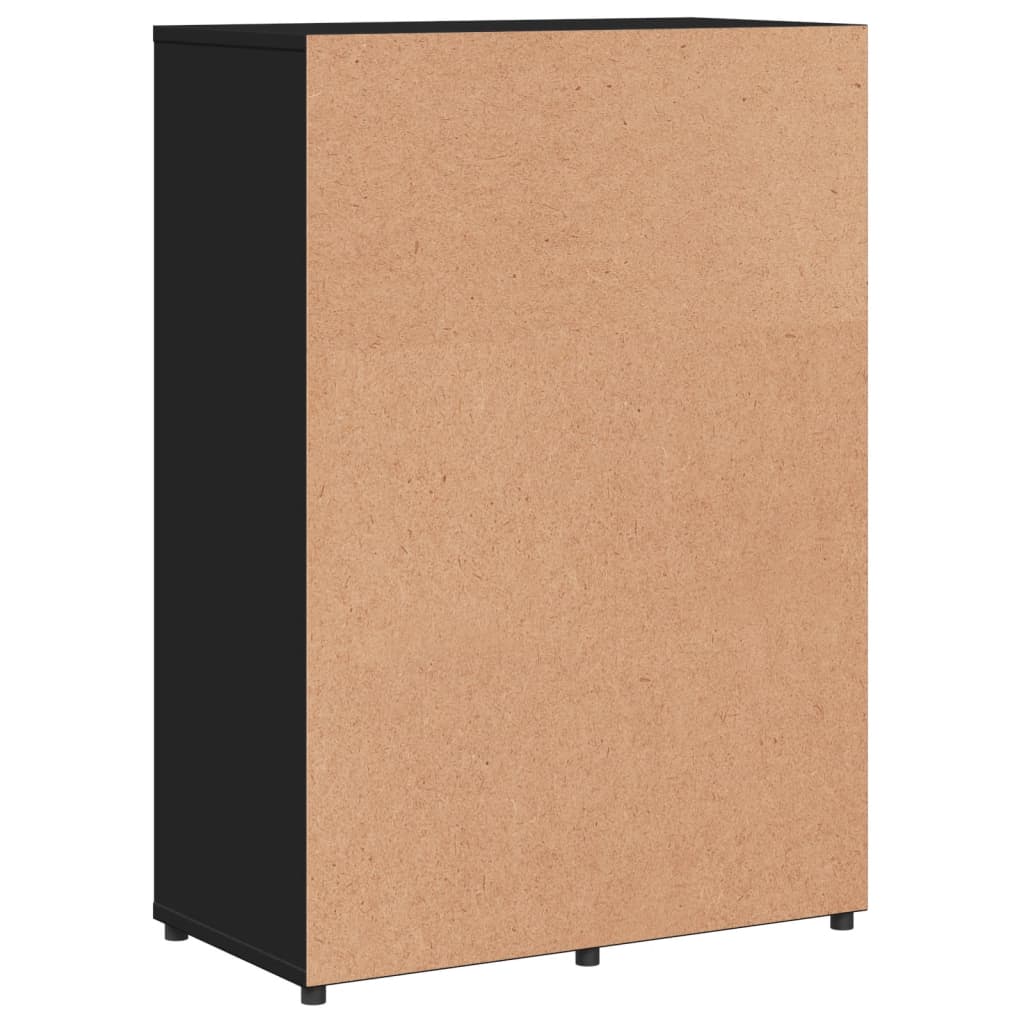 Kommode Svart 60x31x84 cm