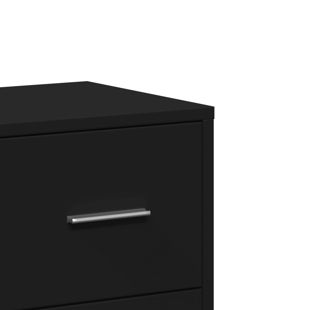 Kommode Svart 60x31x84 cm
