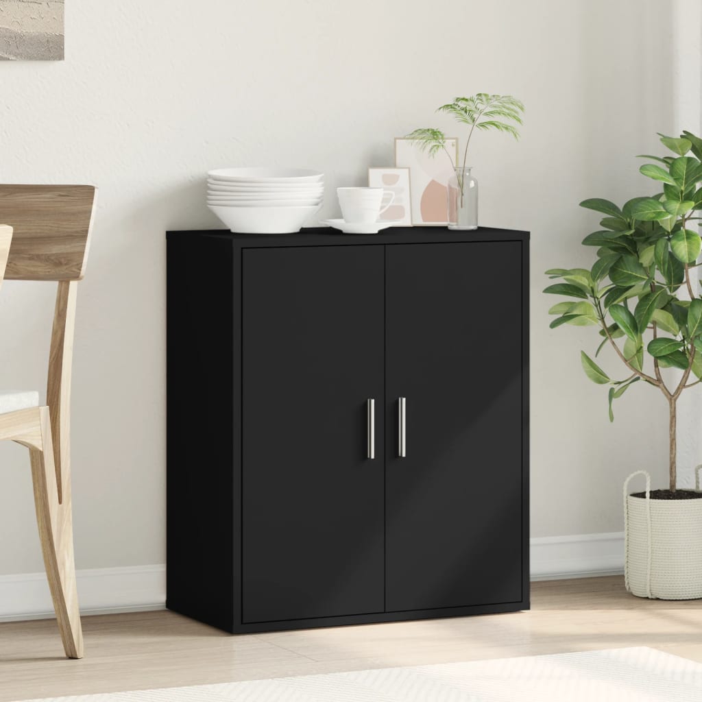 Skjenk Svart 79x38x80 cm