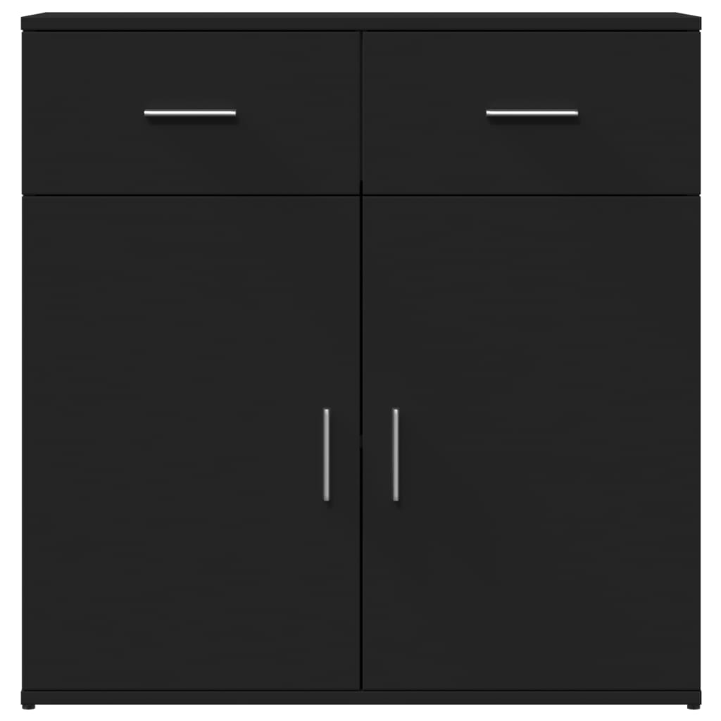 Skjenk Svart 79x38x80 cm