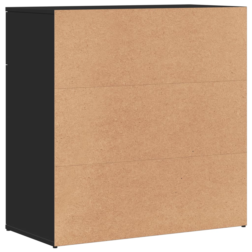 Skjenk Svart 79x38x80 cm