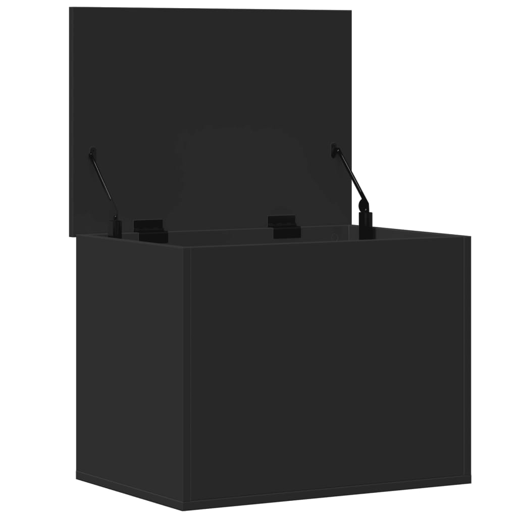 Oppbevaringskiste Svart 60x42x46 cm