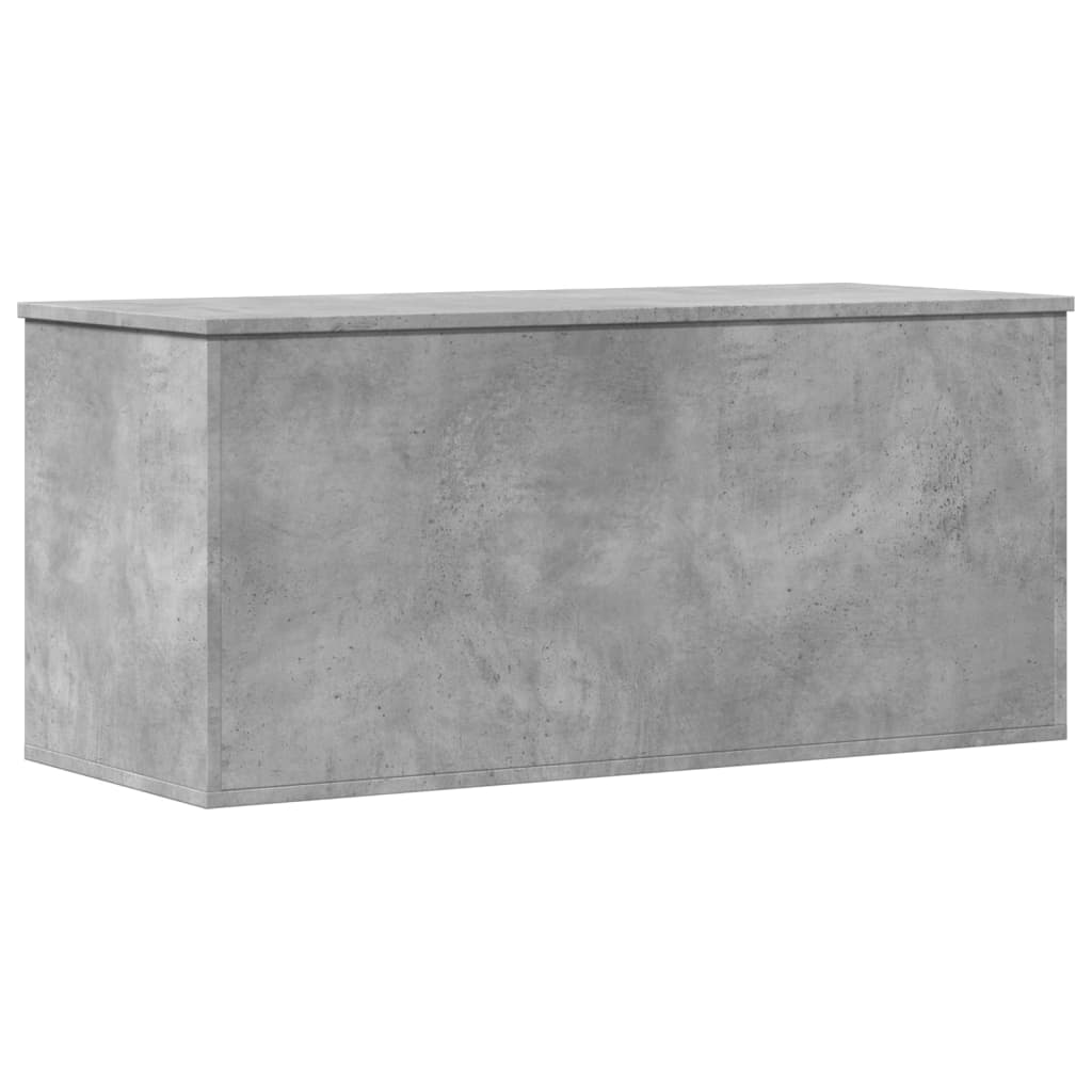 Oppbevaringskiste Betonggrå 100x42x46 cm