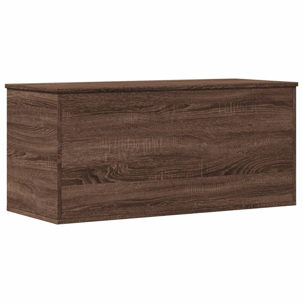 Oppbevaringsbenk Brun Eik 100x42x46 cm