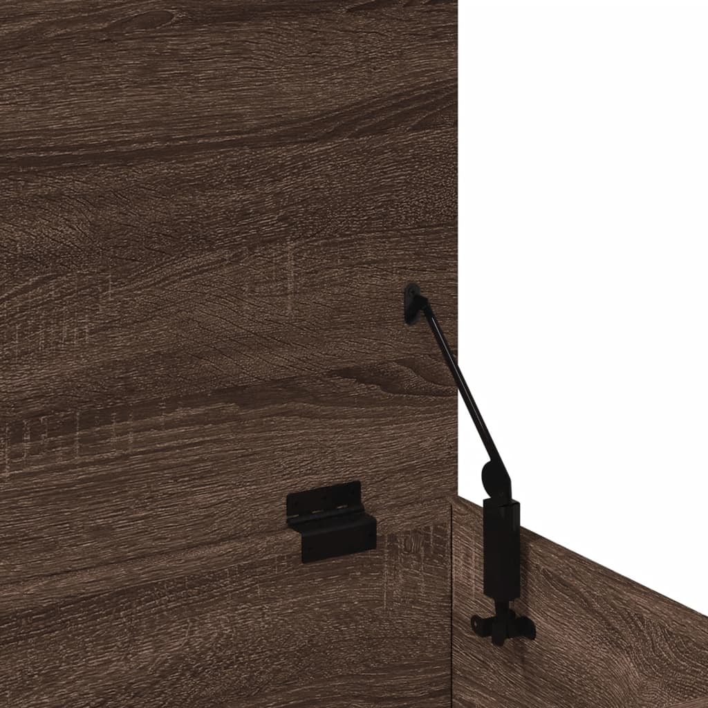 Oppbevaringsbenk Brun Eik 100x42x46 cm