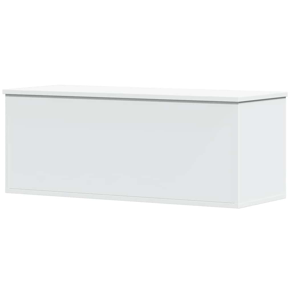 Oppbevaringskiste Hvit 90x35x35 cm