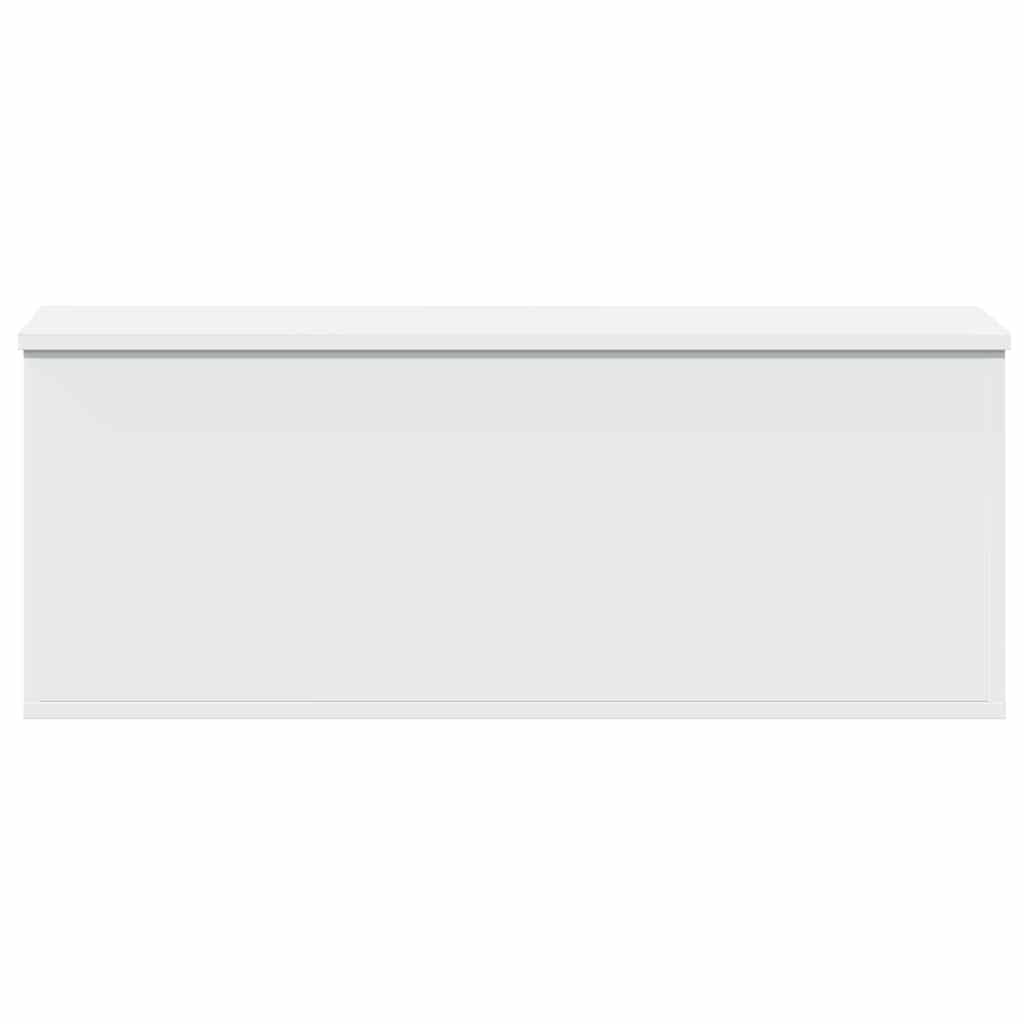 Oppbevaringskiste Hvit 90x35x35 cm