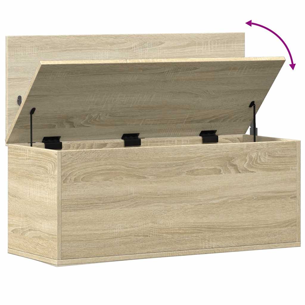 Oppbevaringskiste Sonoma Eik 90x35x35 cm