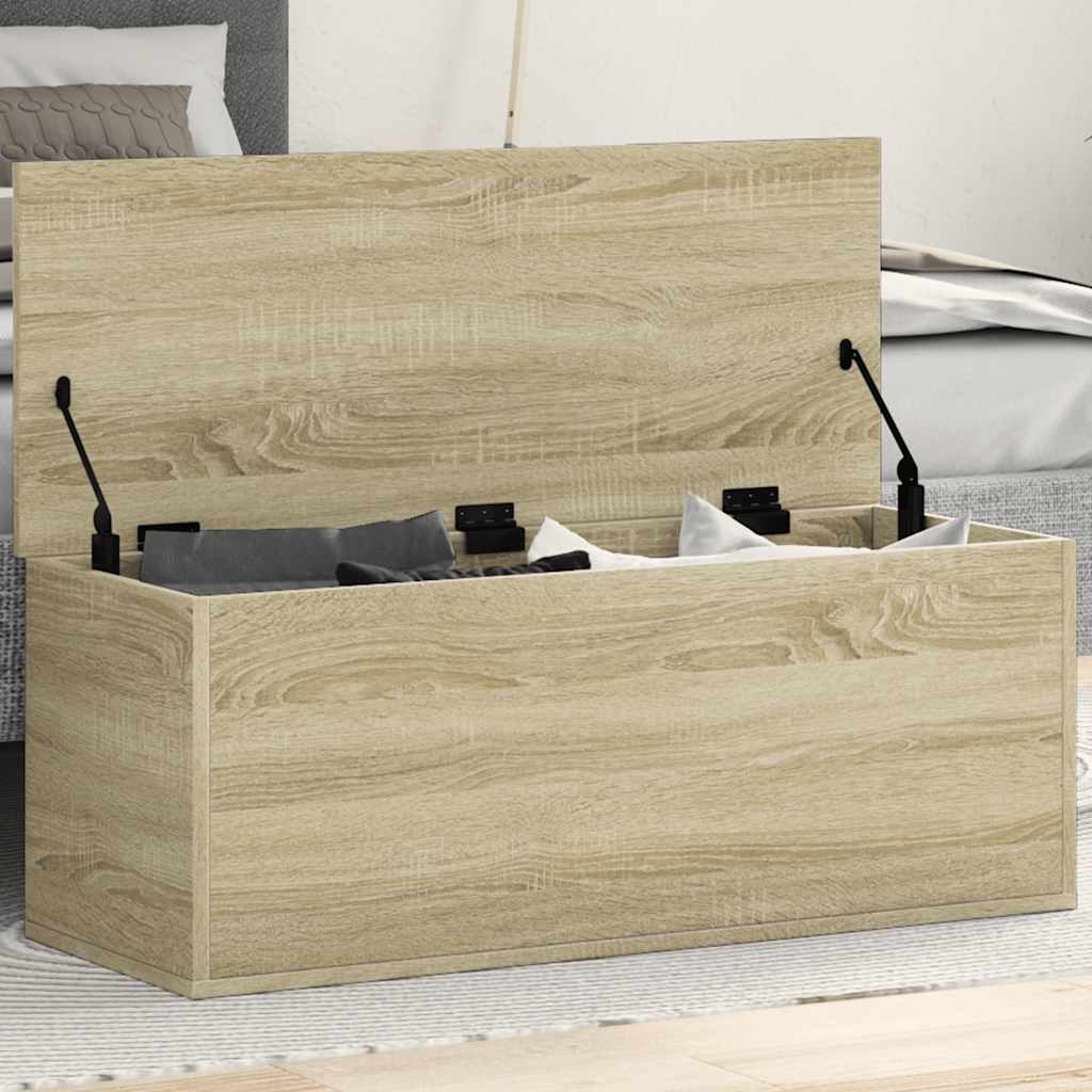 Oppbevaringskiste Sonoma Eik 90x35x35 cm