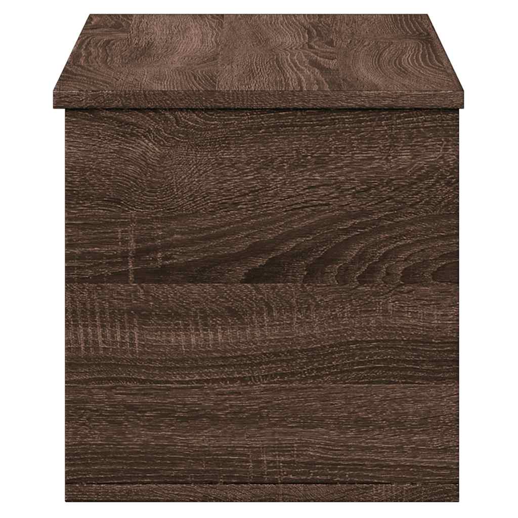 Oppbevaringsbenk Brun Eik 90x35x35 cm