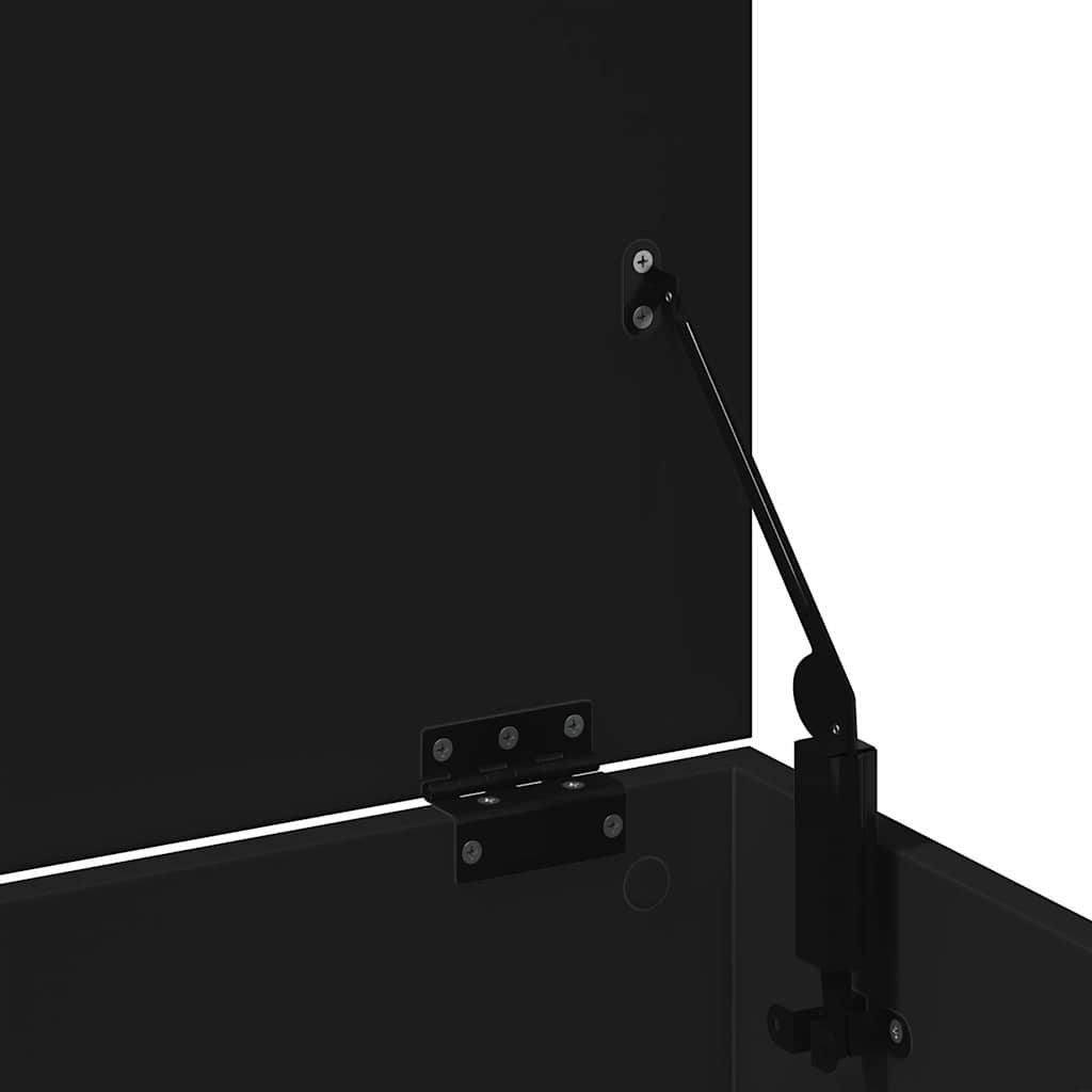 Oppbevaringskiste Svart 102x35x35 cm